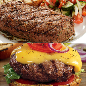 Sirloin Steak & Classic Steakburger Combo