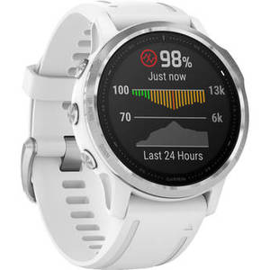 fenix 6S Multisport GPS Smartwatch (42mm, White / White Band)