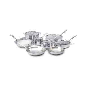 D3 Stainless Steel 14-Piece Cookware Set
