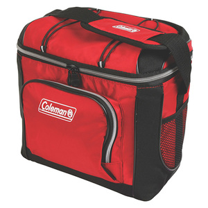 9 Can Soft-Sided Cooler w/ Plastic Liner Red
