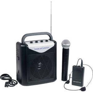 VoiceCaster Battery Powered Portable PA System with Wireless Mic (2)