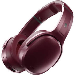Crusher Active Noise-Canceling Wireless Over-Ear Headphones (Deep Red)