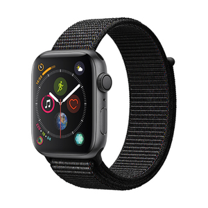 S4 44mm Space Gray Alum Case w/ Black Sport Loop