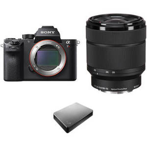 Alpha a7R II Mirrorless Digital Camera with 28-70mm Lens and Storage Kit