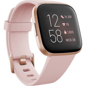 Versa 2 Health & Fitness Smartwatch (Petal / Copper Rose Aluminum)