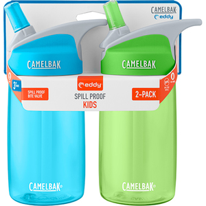 Eddy Kids 12oz Spill Proof Water Bottle 2-Pack - Sky/Grass