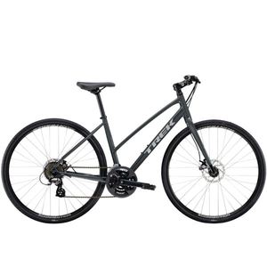 FX 1 Disc Women's Step-Thru Fitness Bike - Solid Charcoal