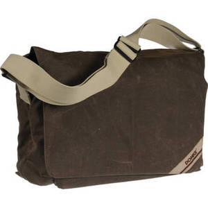 F-833 Large Photo Courier Bag (Brown RuggedWear Waxed Canvas)
