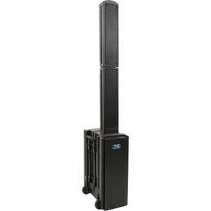 BEA2-RU2 Beacon 2 Portable Line Array Tower with Bluetooth, AIR Receiver & Dual Mic Receiver