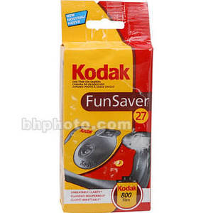 35mm One-Time-Use Disposable Camera (ISO-800) with Flash
