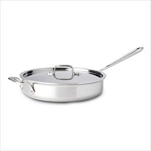D3 Stainless Steel 3 Qt. Saute Pan with Lid