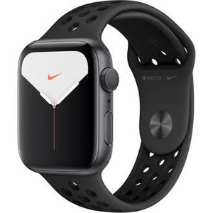 Watch Series 5 (Nike+/GPS Only, 44mm, Space Gray Aluminum, Anthracite/Black Nike Sport Band)