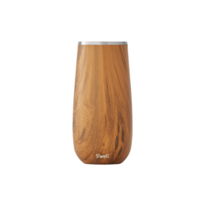 S'well 6 oz Teakwood Champagne Flute