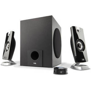 CA-3090 3-Piece Flat Panel Design Subwoofer & Satellite Speaker System