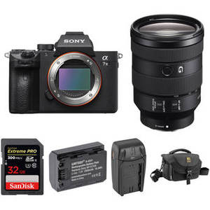 Alpha a7 III Mirrorless Digital Camera with 24-105mm Lens and Accessories Kit