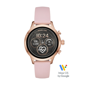 Ladies Access Runway Rose Gold Case & Pink Silicone Smartwatch