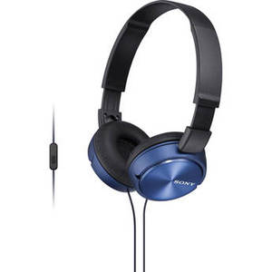 MDR-ZX310AP ZX Series Stereo Headset (Blue)