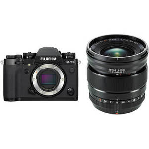 X-T3 Mirrorless Digital Camera with 16mm f/1.4 Lens Kit (Black)