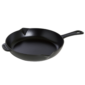 Cast Iron 10" Fry Pan Matte Black
