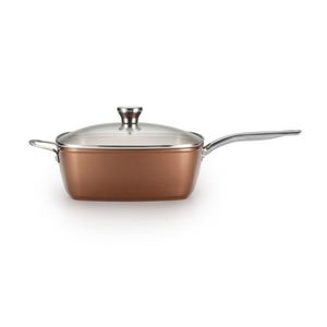 Endura Copper Ceramic 10" Square Multipot