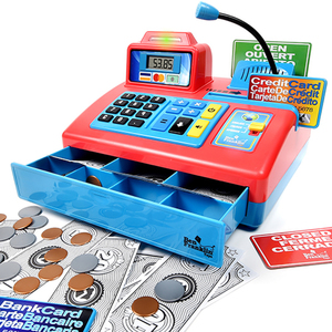 Talking Cash Register Red/Blue