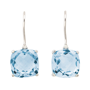 Blue Topaz Earrings