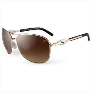 Paula Creamer Freestyle Women's Sunglasses - Brushed Gold/Brown