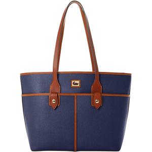 Camden Saffiano Double Pocket Tote