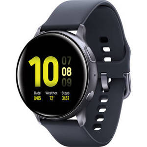 Galaxy Watch Active2 Bluetooth Smartwatch (Aluminum, 44mm, Aqua Black)