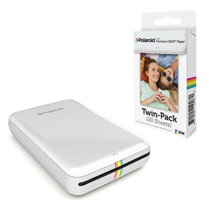 Zip Mobile Printer with 20 Sheet of Zink Printer Paper