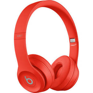 Beats Solo3 Wireless On-Ear Headphones ((PRODUCT)RED Citrus Red / Icon)