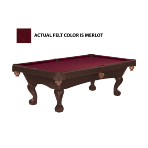 Brunswick Tremont 8-Foot Billiards Table - Merlot