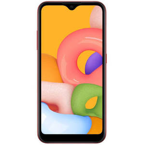 Galaxy A01 SM-A105M Dual-SIM 16GB Smartphone (Unlocked, Red)