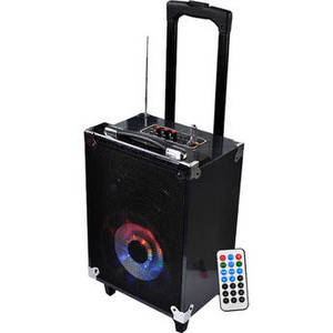 WASP680 8" Portable Bluetooth PA System with Wireless Handheld Microphone