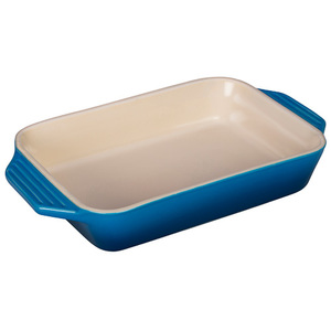 1.8qt Heritage Stoneware Rectangular Dish Marseille