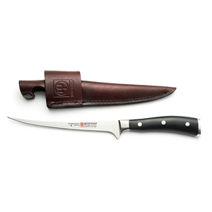 7" Classic Ikon Fillet Knife w/ Leather Sheath