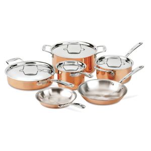 c4 Copper 10-Piece Cookware Set