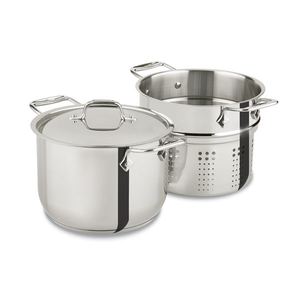 Specialty Stainless Steel 6 Qt. Pasta Pot with Lid