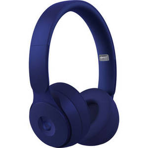 Solo Pro Wireless Noise-Canceling On-Ear Headphones (Dark Blue, More Matte Collection)