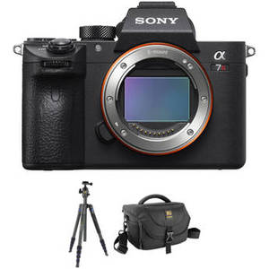 Alpha a7R III Mirrorless Digital Camera Body with Tripod Kit