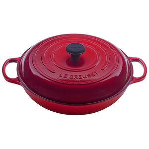 5qt Signature Cast Iron Braiser Cerise