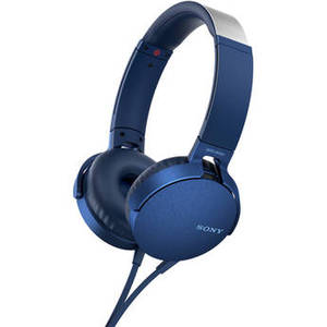 XB550AP EXTRA BASS Headphones (Blue)