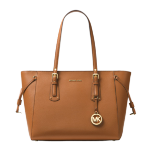 Michael Kors Voyager Medium Crossgrain Leather Tote Bag