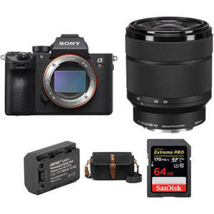 Alpha a7R III Mirrorless Digital Camera with 28-70mm Lens and Accessories Kit