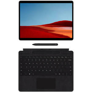 13" Multi-Touch Surface Pro X with Surface Pro X Keyboard and Surface Slim Pen (Matte Black)
