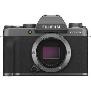 X-T200 Mirrorless Digital Camera (Body Only, Dark Silver)