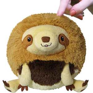 7" Mini Baby Sloth Squishable Plush Ages 3+ Years