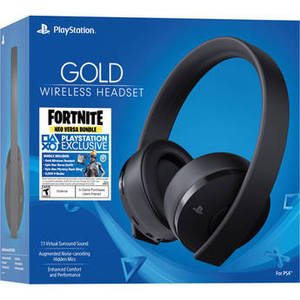 Fortnite Neo Versa Gold Wireless Headset Bundle (Jet Black)