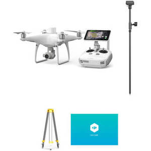 Phantom 4 RTK Quadcopter with D-RTK 2 Mobile Station, Tripod & Shield Plus Kit