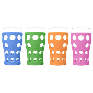 4pc 20oz Beverage Glass Set Assorted